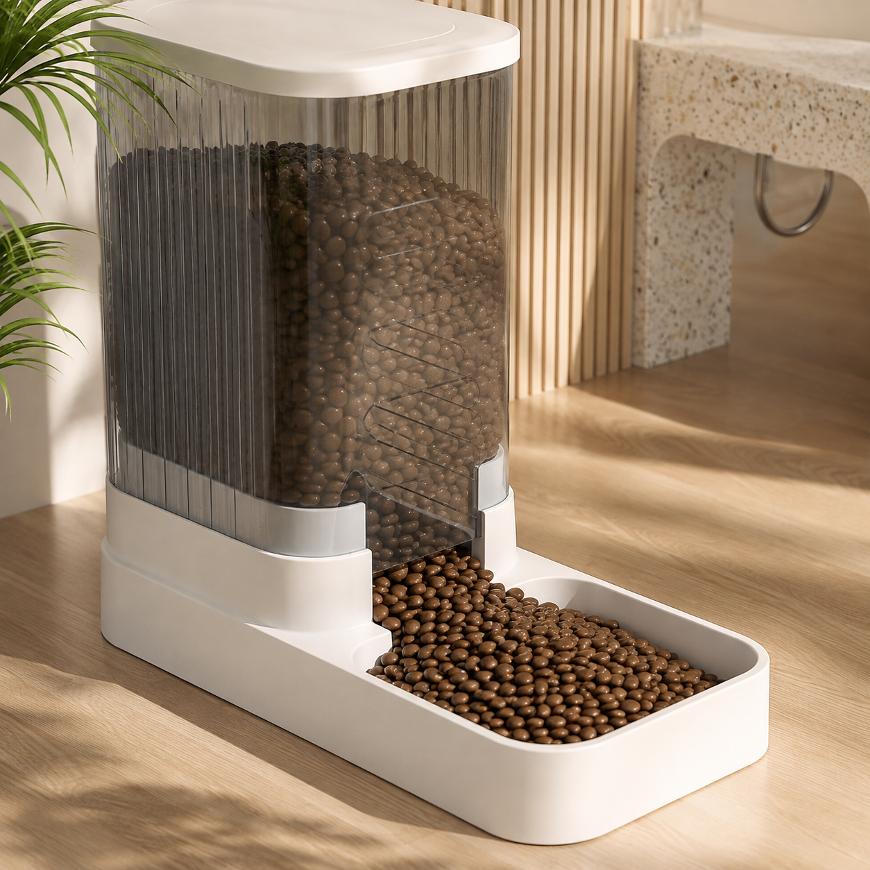Automatic Dog Food and Water Dispenser Set
