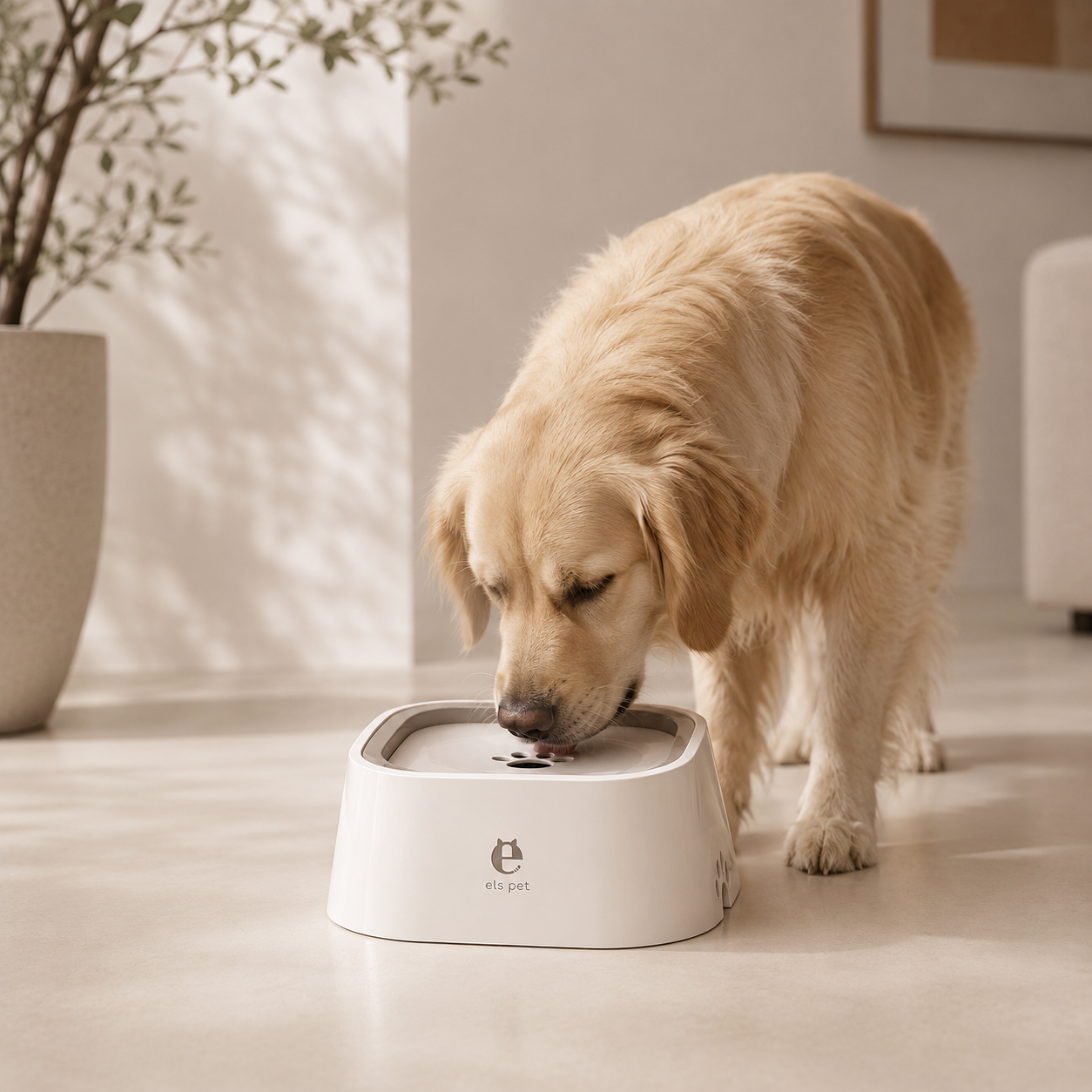 Hundetrinknapf mit schwimmendem Design – tropffrei, rutschfest, großes Fassungsvermögen