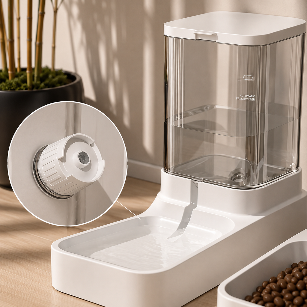 Automatic Dog Food and Water Dispenser Set