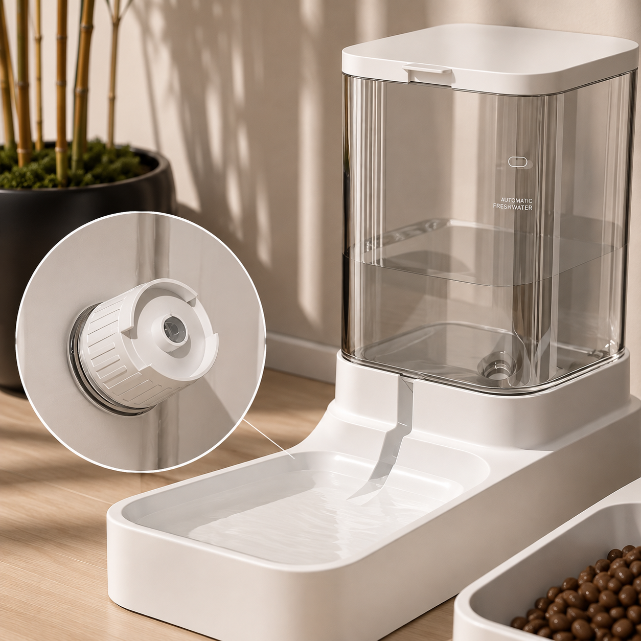 Automatic Dog Food and Water Dispenser Set
