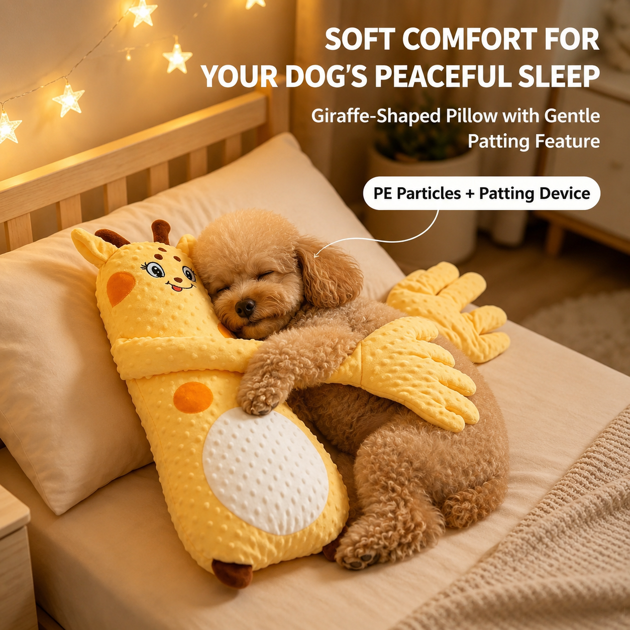  Electric Pet Comfort Pillow with Soothing Patting Motion