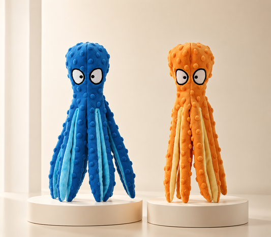 Oktopus-Plüsch-Hundespielzeug