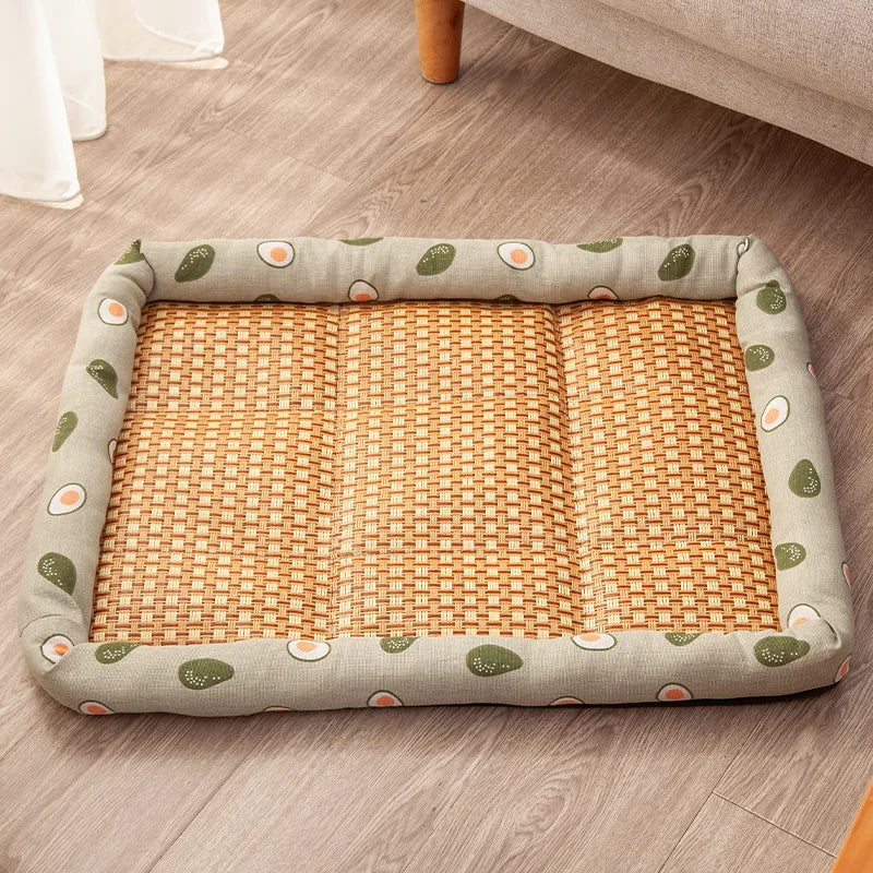 Cooling Rattan Pet Sleeping Mat