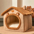 Foldable Washable Pet Cave Bed