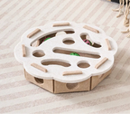 Felt Cat Maze Puzzle and Scratching Toy