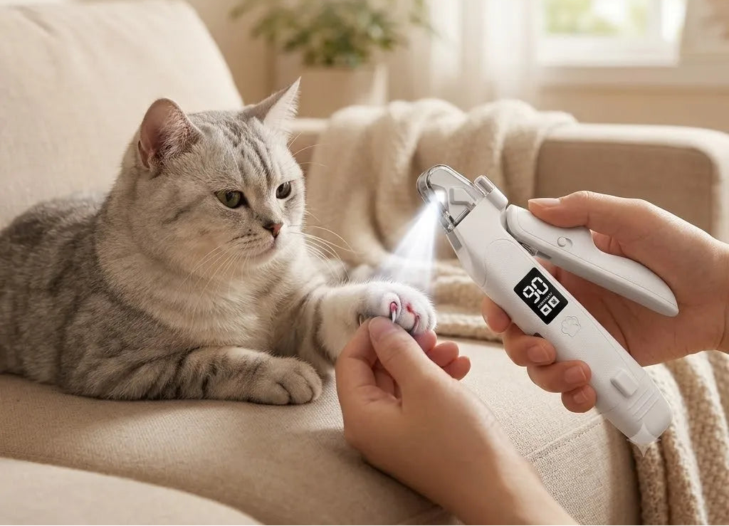 2 in 1 LED Pet Nail Clipper and Grinder