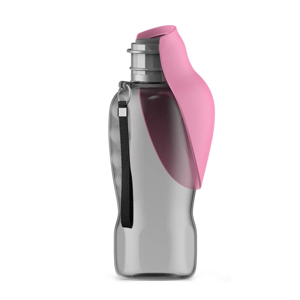 800ml Portable Dog Water Bottle with Drinking Bowl