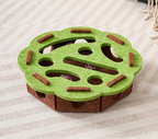 Felt Cat Maze Puzzle and Scratching Toy