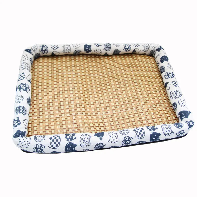 Cooling Rattan Pet Sleeping Mat
