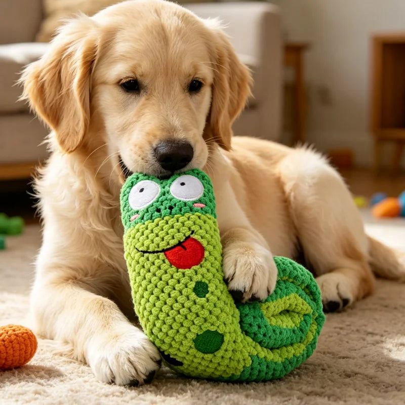 Plush Frog Snuffle Puzzle Toy for Dogs