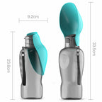 800ml Portable Dog Water Bottle with Drinking Bowl